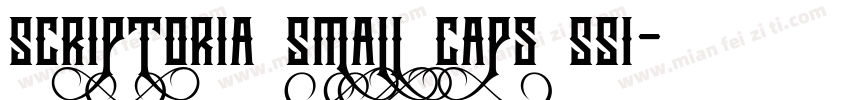 Scriptoria Small Caps SSi字体转换